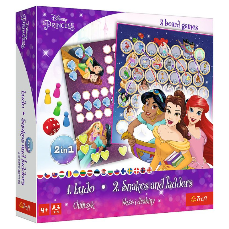 Trefl DISNEY PRINCESS Spēle 2 in 1 Princeses