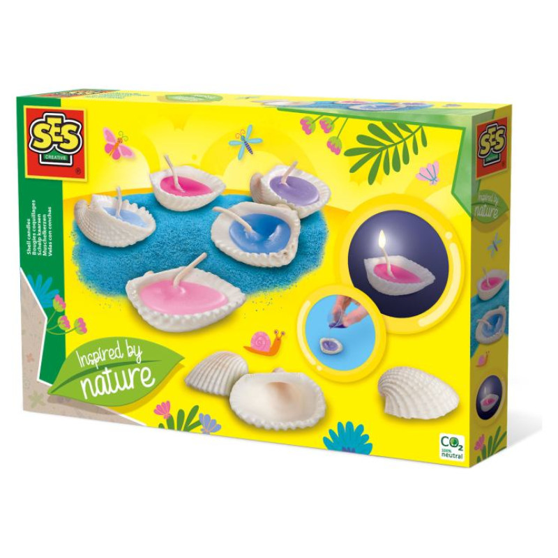 SES Gliemežvāku sveces - dabas iedvesmotas