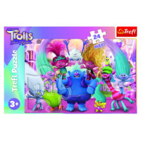 Trefl TROLLS Puzle Troļļi 3, 24 gab.