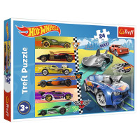 Trefl HOT WHEELS Puzle, 24 gab.