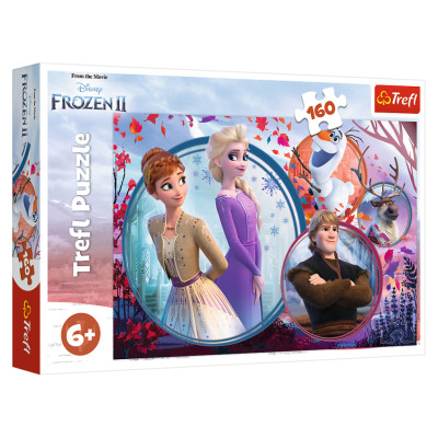 Trefl FROZEN Puzle "Ledus Sirds 2", 160 gab.