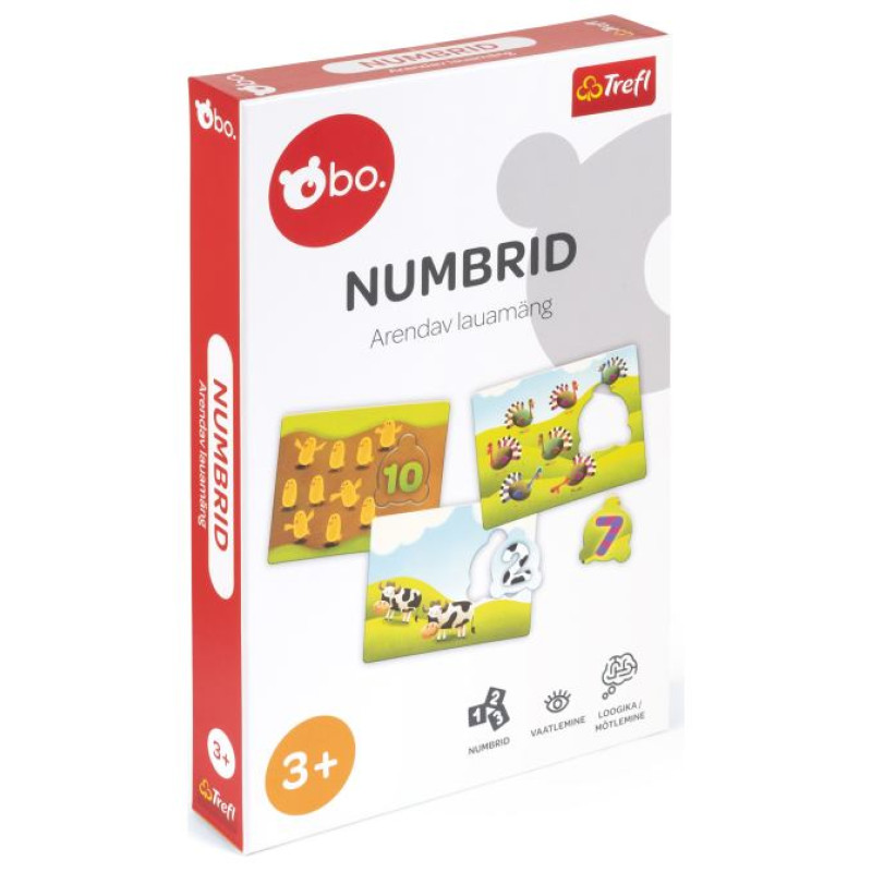 BO. Развивающая настольная игра "Цифры" (на эстонском языке)