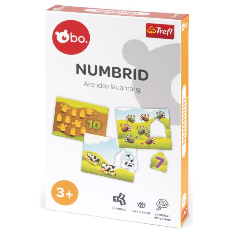 BO. Развивающая настольная игра "Цифры" (на эстонском языке)