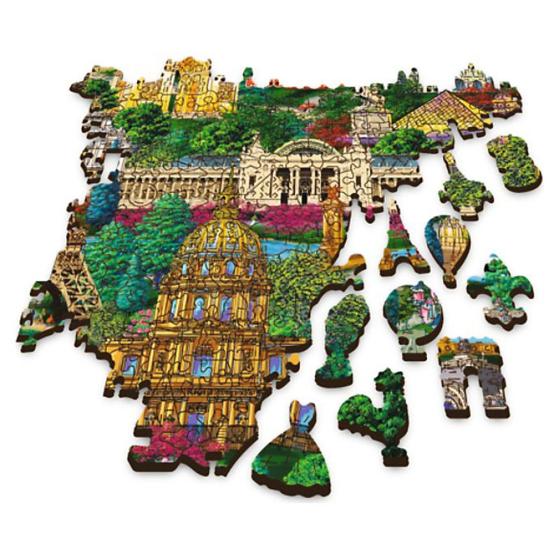 Trefl Koka puzle - Francijas slavenās vietas, 1000gb