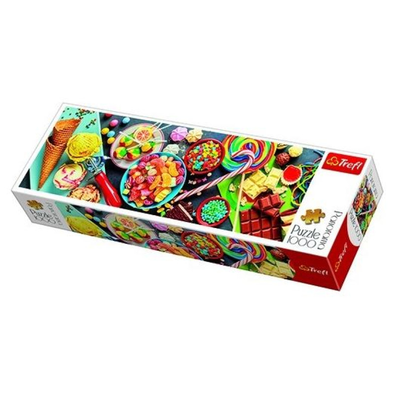 Trefl Panorāmas Puzle Saldumi, 1000 gab.