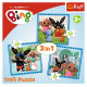 Trefl BING Pužļu komplekts 3in1
