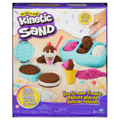 Kinetic Sand Rotaļu komplekts &acute;&acute;Saldējuma kārumi&acute;&acute; (bez smaržas)