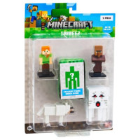 Minecraft 3D zīmuļu uzgaļi, 5 gab.