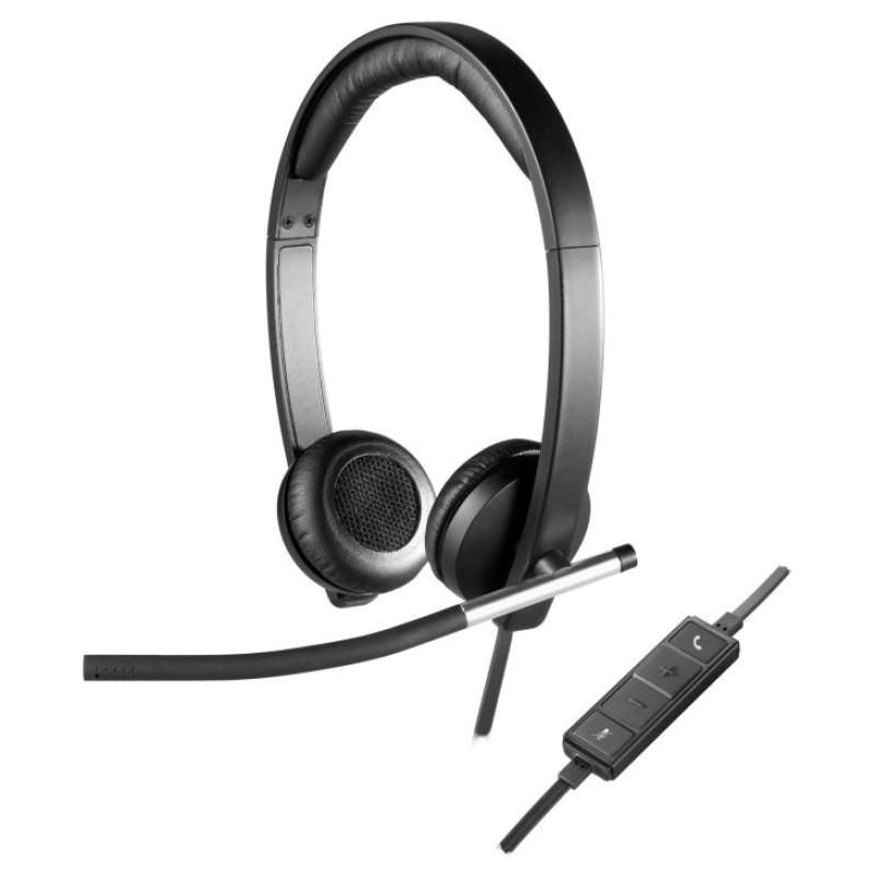 Logitech H650E CORDED HEADSET STEREO USB - EMEA