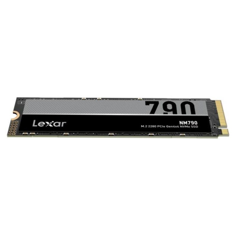 Lexar SSD|LEXAR|NM790|1TB|M.2|PCIe Gen4|NVMe|Write speed 6500 MBytes/sec|Read speed 7400 MBytes/sec|2.45mm|TBW 1000 TB|MTBF 1500000 hours|LNM790X001T-RNNNG