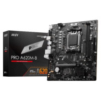 MSI Mainboard|MSI|AMD A620|SAM5|Micro-ATX|Memory DDR5|Memory slots 2|1xPCI-Express 3.0 1x|1xPCI-Express 4.0 16x|1xM.2|1x15pin D-sub|1xHDMI|2xUSB 2.0|4xUSB 3.2|2xPS/2|1xRJ45|3xAudio port|PROA620M-B