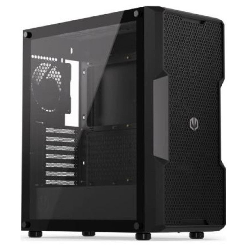 Endorfy Case|ENDORFY|Regnum 400 Air|MidiTower|Case product features Transparent panel|Not included|ATX|MicroATX|MiniITX|Colour Black|EY2A008