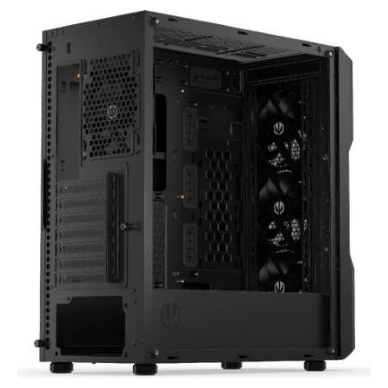 Endorfy Case|ENDORFY|Regnum 400 Air|MidiTower|Case product features Transparent panel|Not included|ATX|MicroATX|MiniITX|Colour Black|EY2A008