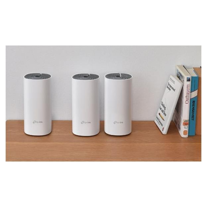 Tp-Link Wireless Router|TP-LINK|Wireless Router|3-pack|1167 Mbps|Mesh|IEEE 802.11ac|LAN \ WAN ports 2|Number of antennas 2|DECOE4(3-PACK)