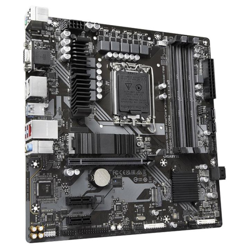 Gigabyte Mainboard|GIGABYTE|Intel B760 Express|LGA1700|Micro-ATX|Memory DDR4|Memory slots 4|2xPCI-Express 3.0 1x|1xPCI-Express 4.0 16x|2xM.2|1x15pin D-sub|1xHDMI|2xDisplayPort|2xUSB 2.0|3xUSB 3.2|1xUSB-C|1xPS/2|1xRJ45|3xAudio port|B760MDS3HDDR4