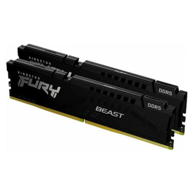 Kingston DRAM 32GB 5600MT/s DDR5 CL36 DIMM (Kit of 2) FURY Beast Black EXPO