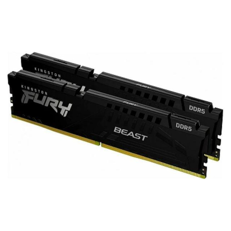 Kingston DRAM 32GB 5600MT/s DDR5 CL36 DIMM (Kit of 2) FURY Beast Black EXPO
