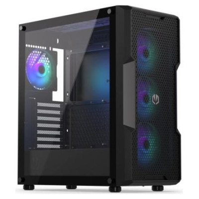 Endorfy Case|ENDORFY|Regnum 400 ARGB|MidiTower|Case product features Transparent panel|Not included|ATX|MicroATX|MiniITX|Colour Black|EY2A009