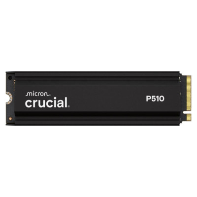 Crucial SSD|CRUCIAL|P510|1TB|M.2|PCIe Gen5|NVMe|TLC|Write speed 9500 MBytes/sec|Read speed 11000 MBytes/sec|TBW 600 TB|CT1000P510SSD5