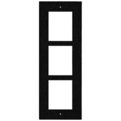2N ENTRY PANEL 3MOD. FLUSH FRAME/BLACK/ IP VERSO 9155013B 2N