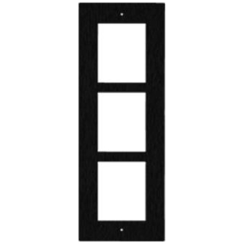 2N ENTRY PANEL 3MOD. FLUSH FRAME/BLACK/ IP VERSO 9155013B 2N