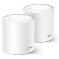 Tp-Link Wireless Router|TP-LINK|Wireless Router|2-pack|2900 Mbps|Mesh|Wi-Fi 6|3x10/100/1000M|Number of antennas 2|DECOX50(2-PACK)