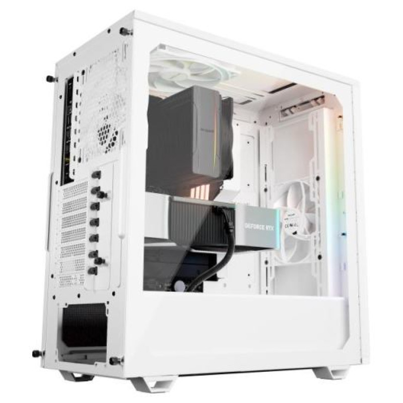 Be Quiet Case|BE QUIET|PURE BASE 501 DX|MidiTower|Case product features Transparent panel|Not included|ATX|MicroATX|MiniITX|Colour White|BGW77