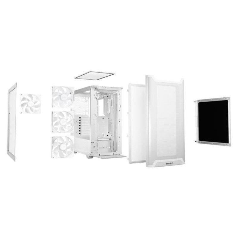 Be Quiet Case|BE QUIET|PURE BASE 501 LX|MidiTower|Case product features Transparent panel|Not included|ATX|MicroATX|MiniITX|Colour White|BGW79