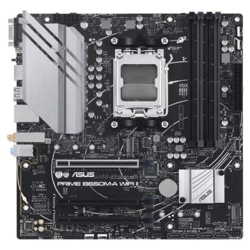 Asus Mainboard|ASUS|AMD B650|Micro-ATX|Memory DDR5|Memory slots 4|3xPCI-Express 4.0 16x|2xM.2|1x15pin D-sub|1xHDMI|1xDisplayPort|4xUSB 2.0|4xUSB 3.2|1xPS/2|1xRJ45|3xAudio port|PRIMEB650M-AWIFIII