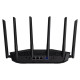 Asus Wireless Router|ASUS|Router|6500 Mbps|Mesh|Wi-Fi 6|Wi-Fi 7|IEEE 802.11a|IEEE 802.11b|IEEE 802.11g|IEEE 802.11ac|IEEE 802.11ax|USB 3.2|3x2.5GbE|1x2.5GbE|Number of antennas 6|TUFGAMINGBE6500