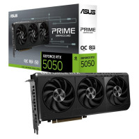 Asus Graphics Card|ASUS|NVIDIA GeForce RTX 5050|8 GB|GDDR6|128 bit|PCIE 5.0 16x|GPU 2670 MHz|Two and Half Slot Fansink|PRIME-RTX5050-O8G