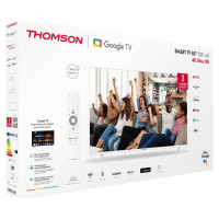 Thomson TV Set|THOMSON|55"|4K/Smart|QLED|3840x2160|Google TV|White|55UG4S14W