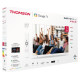 Thomson TV Set|THOMSON|55"|4K/Smart|QLED|3840x2160|Google TV|White|55UG4S14W