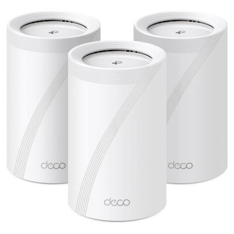 Tp-Link Wireless Router|TP-LINK|Wireless Access Point / Router|3-pack|9300 Mbps|Mesh|Wi-Fi 7|USB 3.0|4x2.5GbE|LAN \ WAN ports 4|Number of antennas 4|DECOBE65(3-PACK)