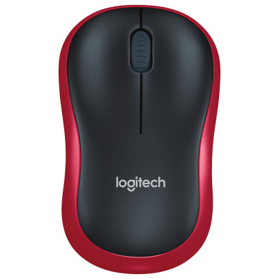 Logitech M185 Wireless Mouse - RED - EER2