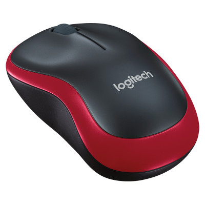 Logitech M185 Wireless Mouse - RED - EER2