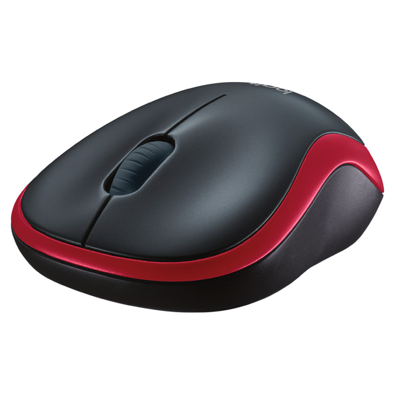 Logitech M185 Wireless Mouse - RED - EER2
