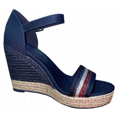 Calvin Klein Tommy Hilfiger Grosgrain High Wedge Sandal W FW0FW05254 (41)