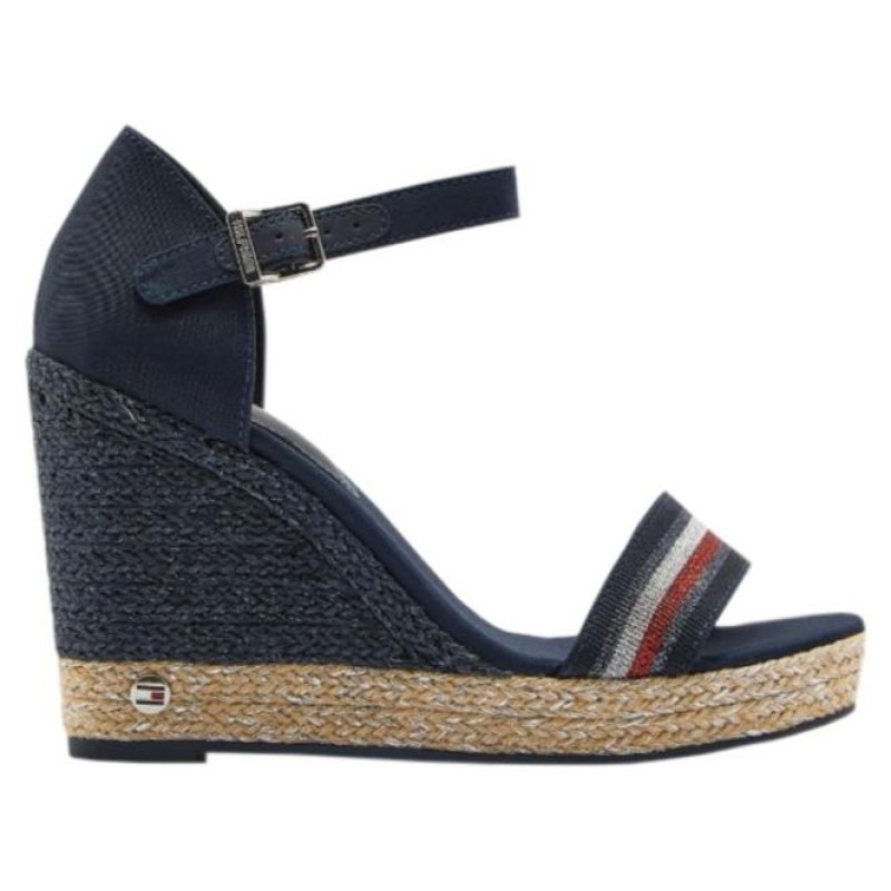 Calvin Klein Tommy Hilfiger Grosgrain High Wedge Sandal W FW0FW05254 (41)