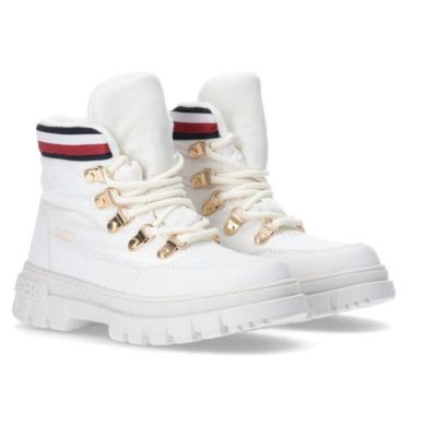 Tommy Hilfiger Lace-Up Bootie Ivory W T3A5-33062-1047101-101 (35)