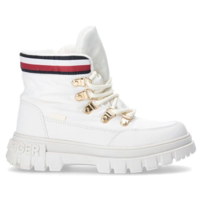 Tommy Hilfiger Lace-Up Bootie Ivory W T3A5-33062-1047101-101 (35)