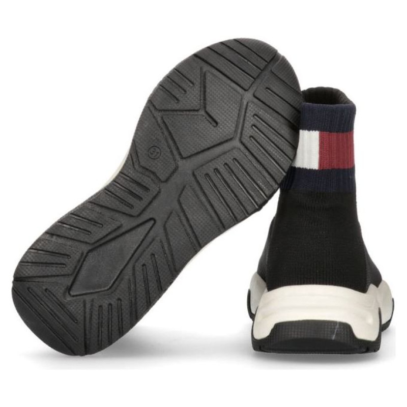 Tommy Hilfiger Sock Sneaker Black W shoes T3A9-33007-0702999-999 (35)