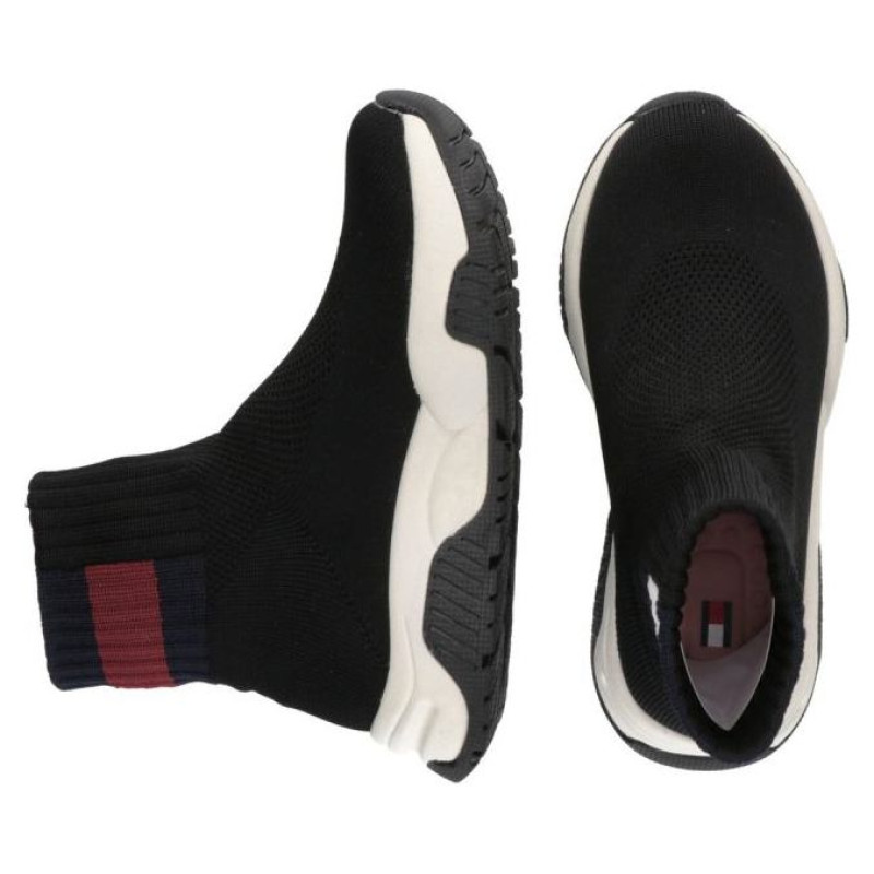 Tommy Hilfiger Sock Sneaker Black W shoes T3A9-33007-0702999-999 (35)