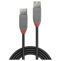 Lindy CABLE USB2 TYPE A 1M/ANTHRA 36702 LINDY