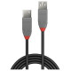 Lindy CABLE USB2 TYPE A 1M/ANTHRA 36702 LINDY