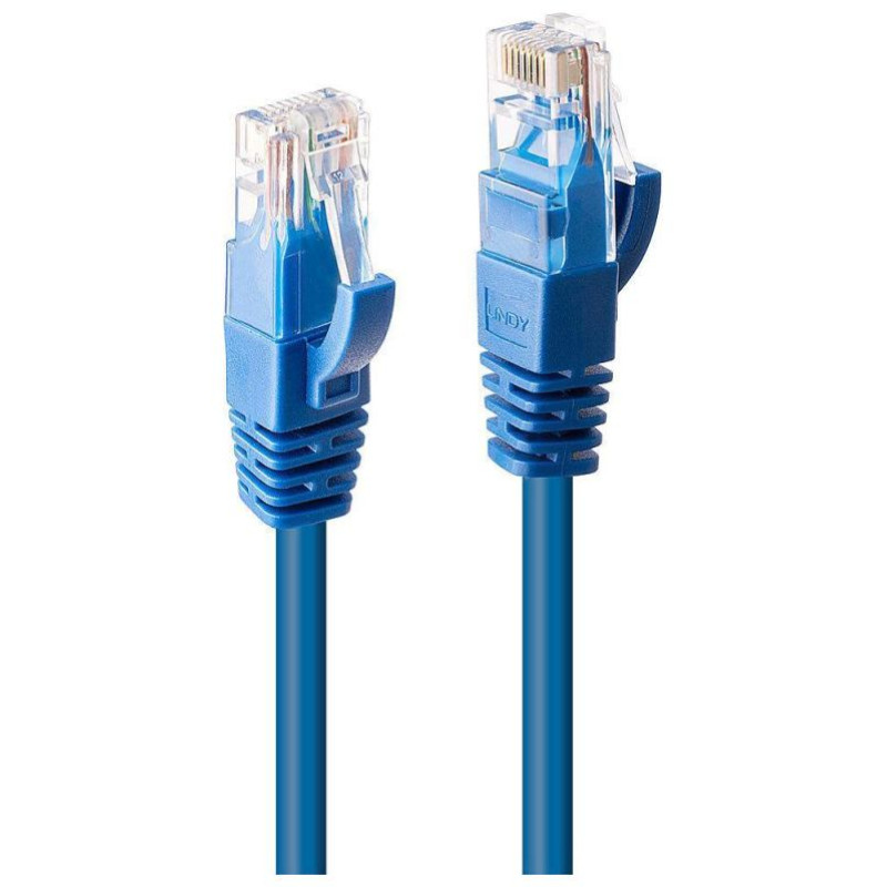 Lindy CABLE CAT6 U/UTP 2M/BLUE 48018 LINDY