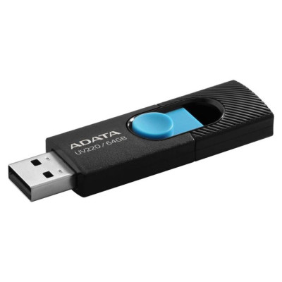 Adata MEMORY DRIVE FLASH USB2 64GB/BLUE AUV220-64G-RBKBL ADATA