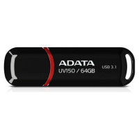 Adata MEMORY DRIVE FLASH USB3.1 64GB/BLACK AUV150-64G-RBK ADATA