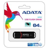 Adata MEMORY DRIVE FLASH USB3.1 64GB/BLACK AUV150-64G-RBK ADATA