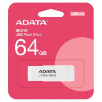 Adata MEMORY DRIVE FLASH USB3.2 64GB/WHITE UC310-64G-RWH ADATA